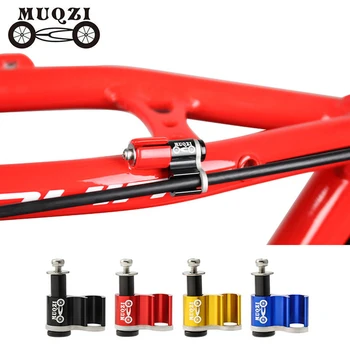 MUQZI 5 ADET Bisiklet Kablo Konut Kılavuzu Fren Shifter Hattı Adaptörü Hidrolik fren hortumu Toka MTB Çerçeve Kablo Dönüşüm Kelepçesi