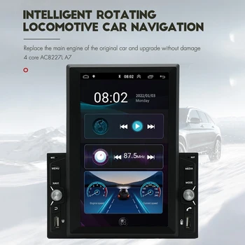 2 Din Araba Radyo 8 İnç HD Autoradio Multimedya oyuncu dokunmatik ekranı Otomatik Ses Araba Stereo MP5 Bluetooth USB FM Evrensel