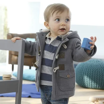 Sonbahar Kış Çocuk Kabanlar Ceketler Casual Çocuk Mont Bebek Erkek Giysileri İçin Sıcak Kalın Bebek Giyim Çocuk Giyim