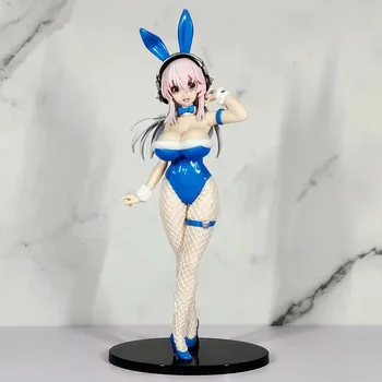Anime Süper Sonico Yaz Bunny Ayakta PVC Action Figure Koleksiyon Model Bebek Oyuncak 30 cm