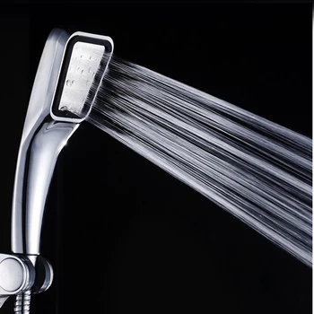 Vidric Kaliteli Banyo Yağış 300 Delik Duş Başlığı Su Tasarrufu Akış Krom ABS yağmur biçimli duş Kafa Yüksek Basınç Boost A00