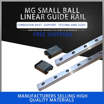 Lineer kılavuz Alaşımlı Çelik VE MGN MGW slayt bloğu 9mm lineer kılavuz rayı 100 ila 2000mm 3d yazıcı CNC