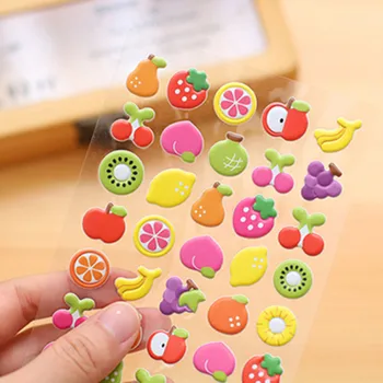 2 adet Kawai Hayvan Kabarcık Pamuk Çıkartmalar DIY Günlüğü Planlayıcısı Fotoğraf Albümü Süslemeleri Çocuklar Övgü Hediyeler Kore Kırtasiye Sticker