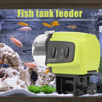 Balık Besleyici Tankı Akvaryum Elektronik Besleme Dağıtıcı Kontrol yiyecek kutusu Kablosuz Akıllı Besleme LCD Zamanlayıcı ile
