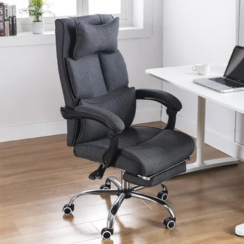 Salon ofis koltuğu Kafalık İle Moda Tasarım Ofis ayak dayayacaklı sandalye Konfor Uyku Cadeira Gamer Ofis Masası Mobilyaları