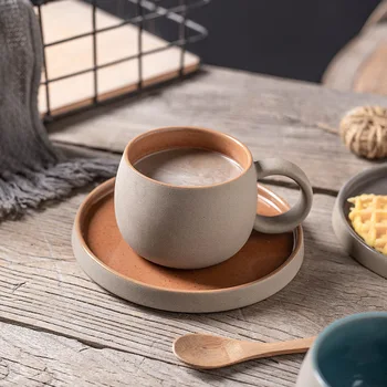 201-300ml Mermer Seramik Kahve Seti Süt Kupalar Cam latte fincanı Ev Drinkware Yıldızlı Gökyüzü Desen çay bardağı Basit Ve Yaratıcı Kupa