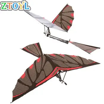 18 İnç Kartal Karbon Fiber Taklit Kuşlar Montaj Çırparak Kanat Uçuş DIY Model Uçak Uçak Oyuncak