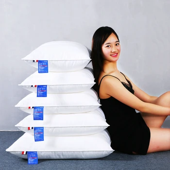 Yastık İç Yastık Dolum Çekirdek Ev Dekor Malzemeleri Yataklar için Beyaz 45x45/50x50 / 65x65 / 70x70 Saf Renk Saten Yastık Çekirdek Atmak
