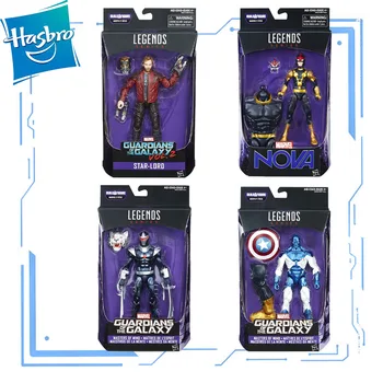 Hasbro Hakiki Marvel Guardians Galaxy 6 inç Efsanevi Yıldız Efendisi Nova Aksiyon şekilli kalıp Oyuncak Çocuk Çocuk noel hediyesi