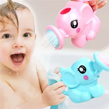 2/1 ADET Bebek Banyo su oyuncakları Çevre Dostu Fil Yağmurlama Pompalama Tasarım Renkli Hayvan Şekli Oyuncak Çocuklar İçin Hediye