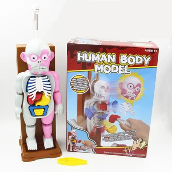 [Komik] Yenilik Gag Oyuncak İnsan anatomisi Trick Şaka Hediye çocuklar İçin monte oyuncak Eğlenceli Oyunlar terörist insan vücudu modeli 3D bulmacalar