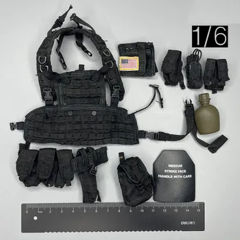 HOTTOYS 1/6 HT ABD Özel Ordu Kuvvetleri HALO Gece Atlama Göğüs Asılı Çanta Aksesuarları Modeli İçin 12 inç Aksiyon Figürleri Koleksiyon