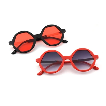 DOİSYER Yeni moda çocuk güneş gözlüğü renkli okyanus parça UV koruma güneş gözlüğü erkek ve kız için