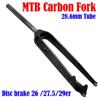 MTB bisiklet çatalı Tam Toray T800 Karbon Fiber / 26 / 27 5 / 29er Dağ Bisikleti Karbon Çatal disk fren Karbon Mtb Çatal 3k Mat / parlak