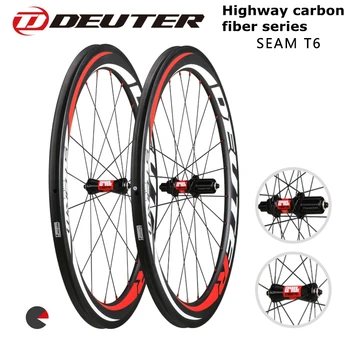 DEUTER yol karbon fiber serisi 700c tekerlek yol bisikleti jantlar DİKİŞ T6 karbon tekerlekler