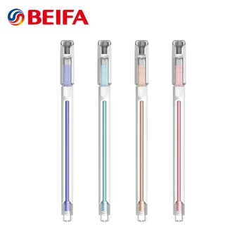 BEIFA 10 adet Basit Üstün jel mürekkep kalemi Kawaii Tükenmez Kalemler Makaralı Tükenmez Caneta Mermi Ucu 0.5 mm Okul Malzemeleri için